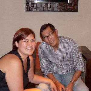 at the Shangri-La lobby in Kota Kinabalu