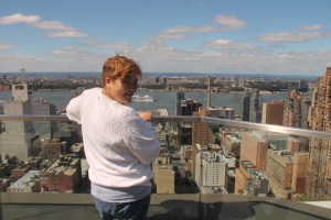 Inday and the New York sky